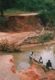 De weg is weg in Malawi