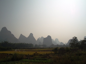 Ochtendzon in Yanshou